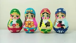 матрешки времена года