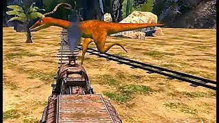 Safari Train Simulator - Dino Park - Forest - Level 4