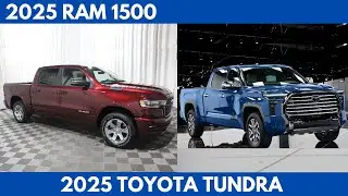 New 2025 RAM 1500 Vs. 2025 Toyota Tundra are both popular full-size pickup trucks Comparison