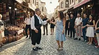 Sokakta Tango Yaşlı Adam ve Genç Kız