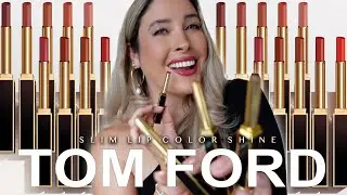 NEW TOM FORD LIPSTICKS : TOM FORD SLIM LIP COLOR SHINE LIPSTICKS Swatches