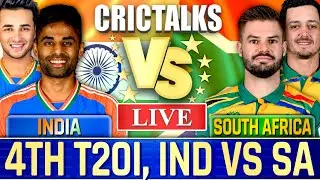 🔴 IND vs SA Live Match Today, 4th T20I, Live Cricket Scores Commentary, India v South Africa