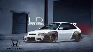 Virtual Tuning Honda Civic (EK) Photoshop Tuning