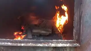 Супер буржуйка в действии