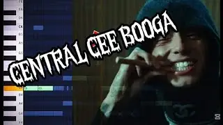 I MADE A BEAT LIKE 'BOOGA' BY CENTRAL CEE and its FIRE 🔥🔥| Drill Beat FL Studio