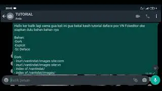 TUTORIAL DEFACE poc VN FCKEDITOR
