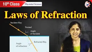 Laws of refraction | refraction of light | refraction of light class 10 | by Scientia Tutorials