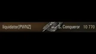 S.Conqueror 10700 урона, на стриме - www.twitch.tv/liquidator_wot