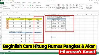 Cara Menggunakan Rumus Pangkat dan Akar Excel Lengkap, Wajib Bisa!