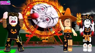 ESCAPE DO PARQUE ASSUSTADOR NO HALLOWEEN -Escape The Theme Park! Obby! |Roblox