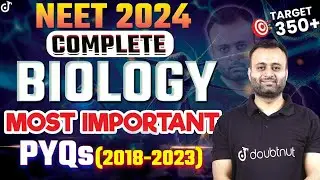 NEET 2024 Biology Most Important Previous Year Questions✅NEET 2024 Exam 🔥Parth Sir 