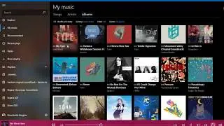 groove music fluent design progress 28.07.2017