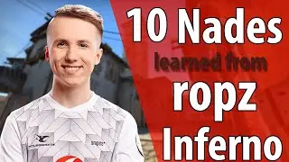 10 nades learned from Ropz' POV - Inferno