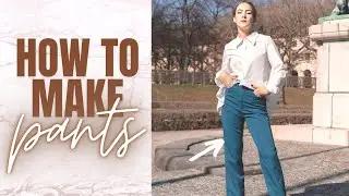 How to sew PANTS (full tutorial + pattern) - THISISKACHI DIY