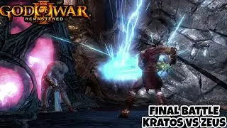 god of war 3 remastered Final Battle Kratos Vs Zeus - No Commentary
