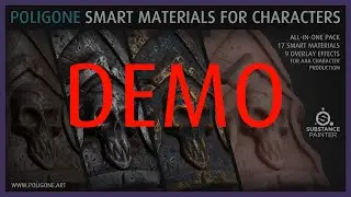 [Demo] Poligone Smart Material Collection for AAA Character Creation