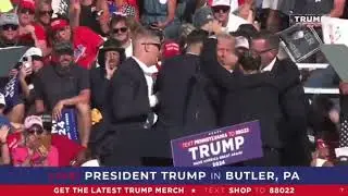 President Trump was shot