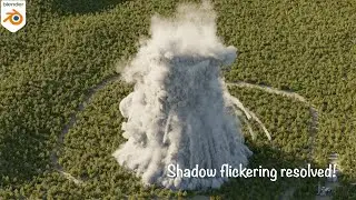 Destruction Fx || Blender RBD & Mantaflow Simulation | Massive Cooling Tower Collapse | RBDLab Addon
