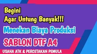 Cara Menghemat Biaya Cetak Sablon DTF Supaya Lebih Menguntungkan