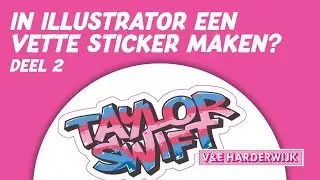 Tutorial | Adobe Illustrator | Sticker deel 2