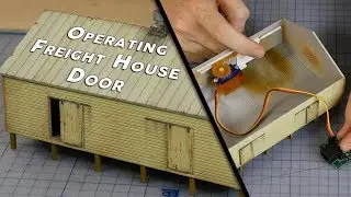 Build, Paint & Animate a Working Freight House - Model Railroad Scenery