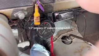 Stock SBC ram horn vs 3” collector long tubes sound difference ￼