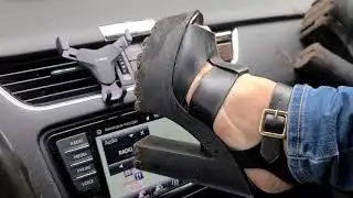 ASMR, muddy shoes in my car. what is she doing now