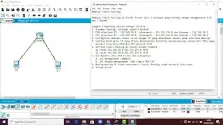 Tutorial Static Routing di Paket Tracer | 2020