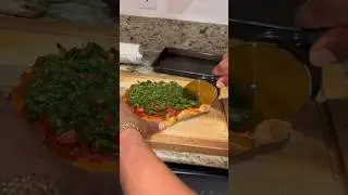 Don’t knock it till you try it (Veggie pizza No Cheese)…