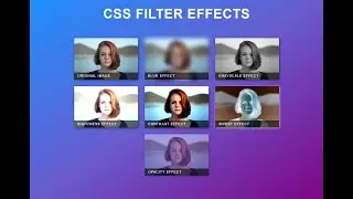 Awesome CSS image Filters - HTML | CSS