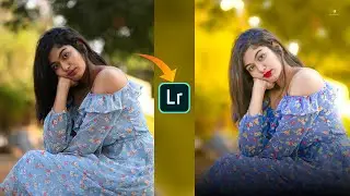 Lightroom Yellow Effect Photo Editing | Moody Light Yellow Photo Editing | Lightroom Photo Editing