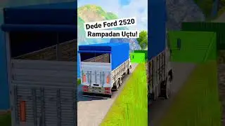 Dede ford cargo 2520 ile tehlikeli yollarda 