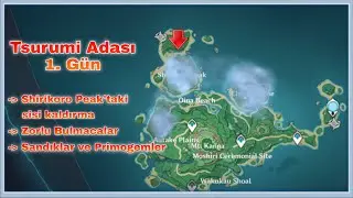 Tsurumi Adasındaki Sis Nasıl Kaldırılır / Shirikoro Peak / Genshin İmpact Türkçe / Tsurumi Fog