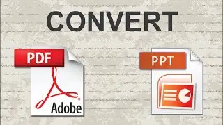 HOW  TO CONVERT PDF FILES  TO  MICROSOFT POWER POINT IN PHONE OR COMPUTER  👍👍 / BY RASHAD CERATION