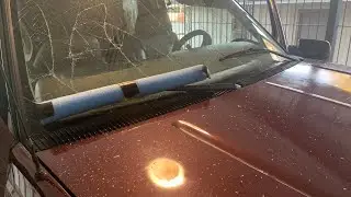 SUBURBAN BLOWING WINDSHIELD WHILE TESTING