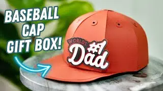DIY Baseball Cap Treat Box Tutorial | 3D PAPER CRAFTING