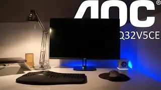 AOC Q32V5CE REVIEW: 32 Zoll Home Office Monitor und etwas Gaming? Kann das funktionieren? 75hz QHD