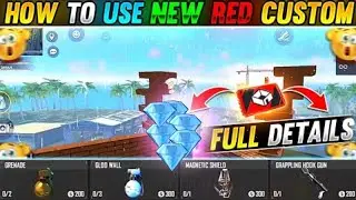 HOW TO GET RED CUSTOM CARD || HOW TO MAKE RED CUSTOM ROOM IN FREE FIRE || FREE FIRE HOLI EVENT 2022