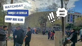 BARÇA 1-0 SEVILLA FC. XAVI BALL IS BACK TO THE CITY! PEDRI, PEDRI, PEDRI! CAMP NOU VLOG. 🟦🟥