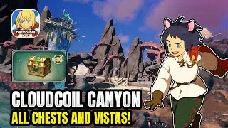 All Cloudcoil Canyon Chests and Vistas Locations 【Ni no Kuni: Cross Worlds】