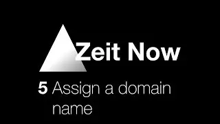 Zeit Now - 5 Assign a domain name