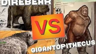 Direbear vs Gigantopithecus || ARK Battle