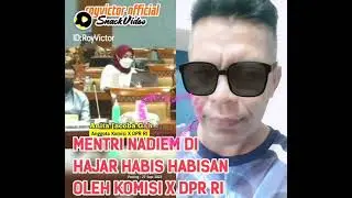MENTRI NADIEM DI HAJAR KOMISI X DPR RI#beritaviral #beritaupdate #komisiXdprri