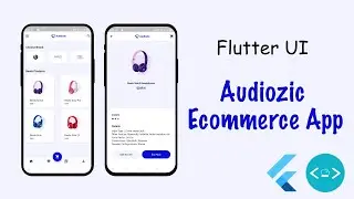 Headphone E-commerce App UI | Audiozic | Flutter UI | Technofolk