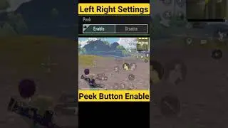 HOW TO ENABLE PEEK IN BGMI & PUBG MOBILE🔥 Left Right settings #fiazfxgaming #pubg #bgmi #shorts