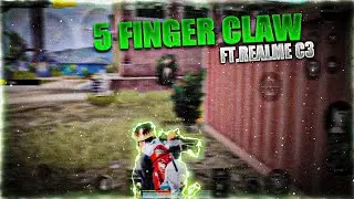 5 FINGER CLAW⚡Control Full Gyro| Low End Device Montage | Realme C3 | PUBG MOBILE