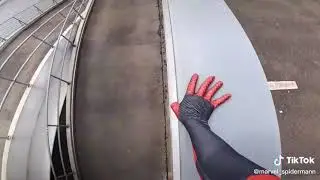 spidey roof top hoping @marvel spidermann