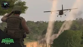 LOW-LEVEL CAS as a Bush Pilot for PMC in Africa | Arma 3 | Task Force Timberwolf