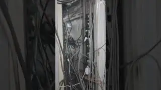 Backbone of any rack in server room #computer #wifi
