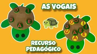 Recurso Pedagógico | As Vogais | Alfabetização | Pareamento das Vogais